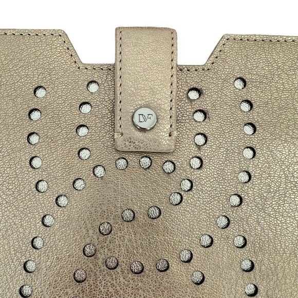 DVF Gold Leather Padded Tablet Pouch - Picture 2 of 3
